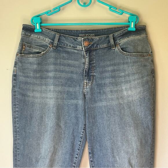Maurices Distressed Light Wash Skinny Jean Size 18W - Picture 11 of 11